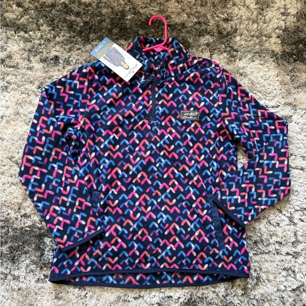Eddie Bauer Kids Multicolor Fleece Pullover